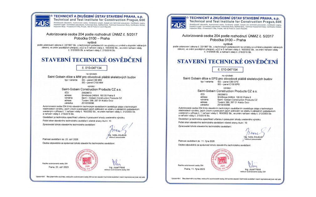 Certifikáty ENVEO — STO
