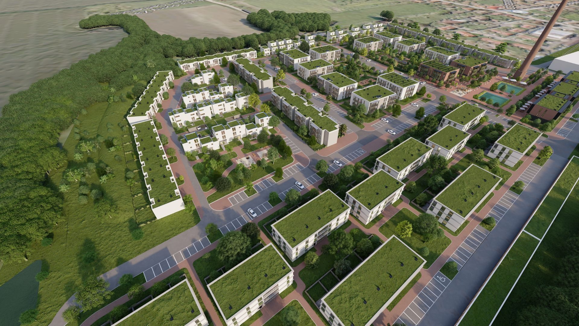 Stanovanjska stavba BD PavilonFLEX — pavlačna stanovanjska stavba, pogled 05