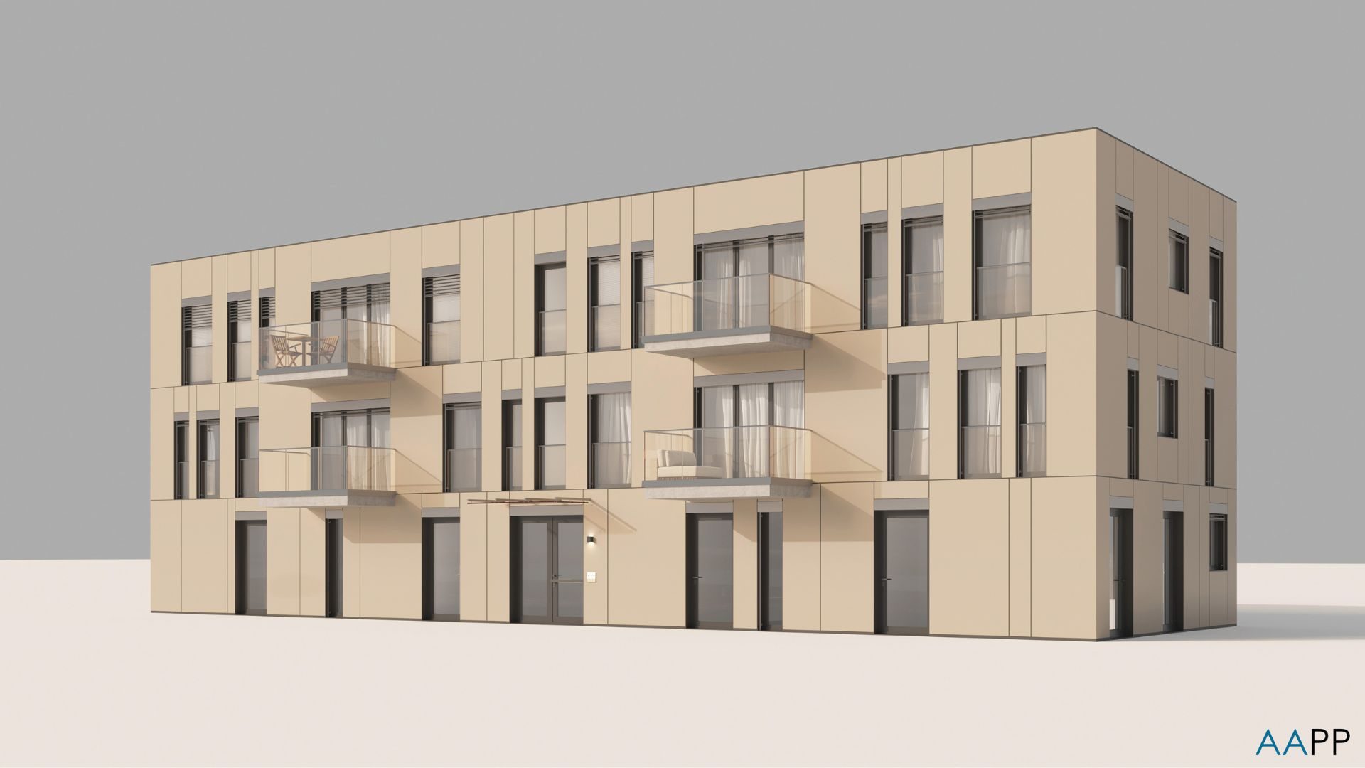 Stanovanjska stavba BD SmallFLEX — kompaktna stanovanjska stavba, pogled 01