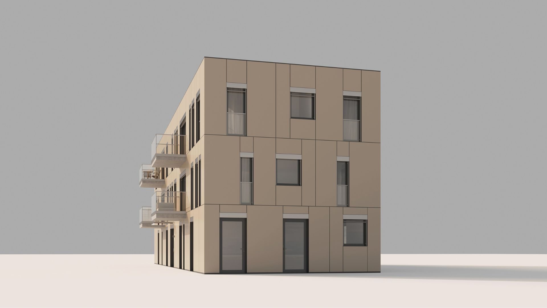 Stanovanjska stavba BD SmallFLEX — kompaktna stanovanjska stavba, pogled 02