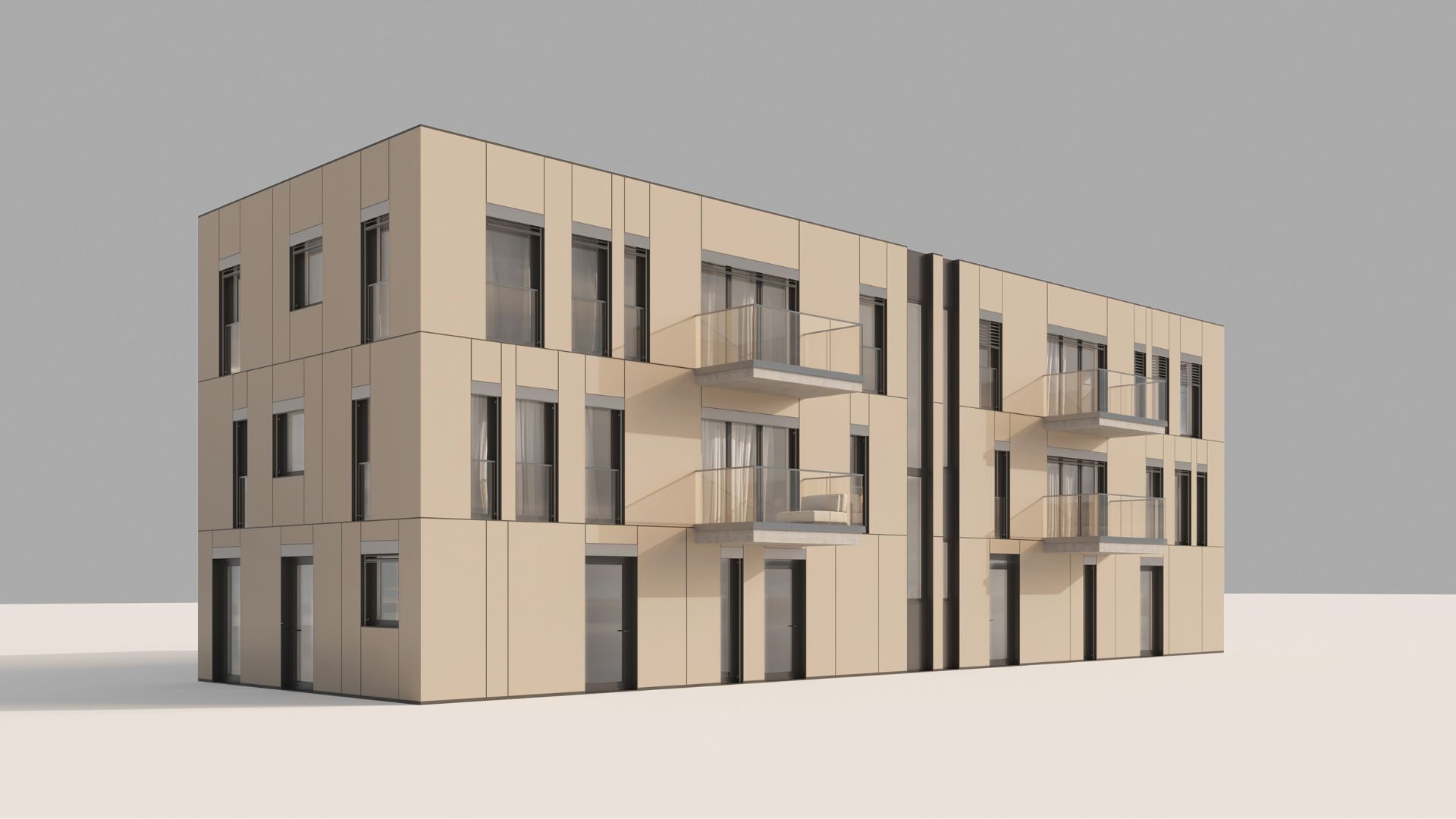 Stanovanjska stavba BD SmallFLEX — kompaktna stanovanjska stavba, pogled 03