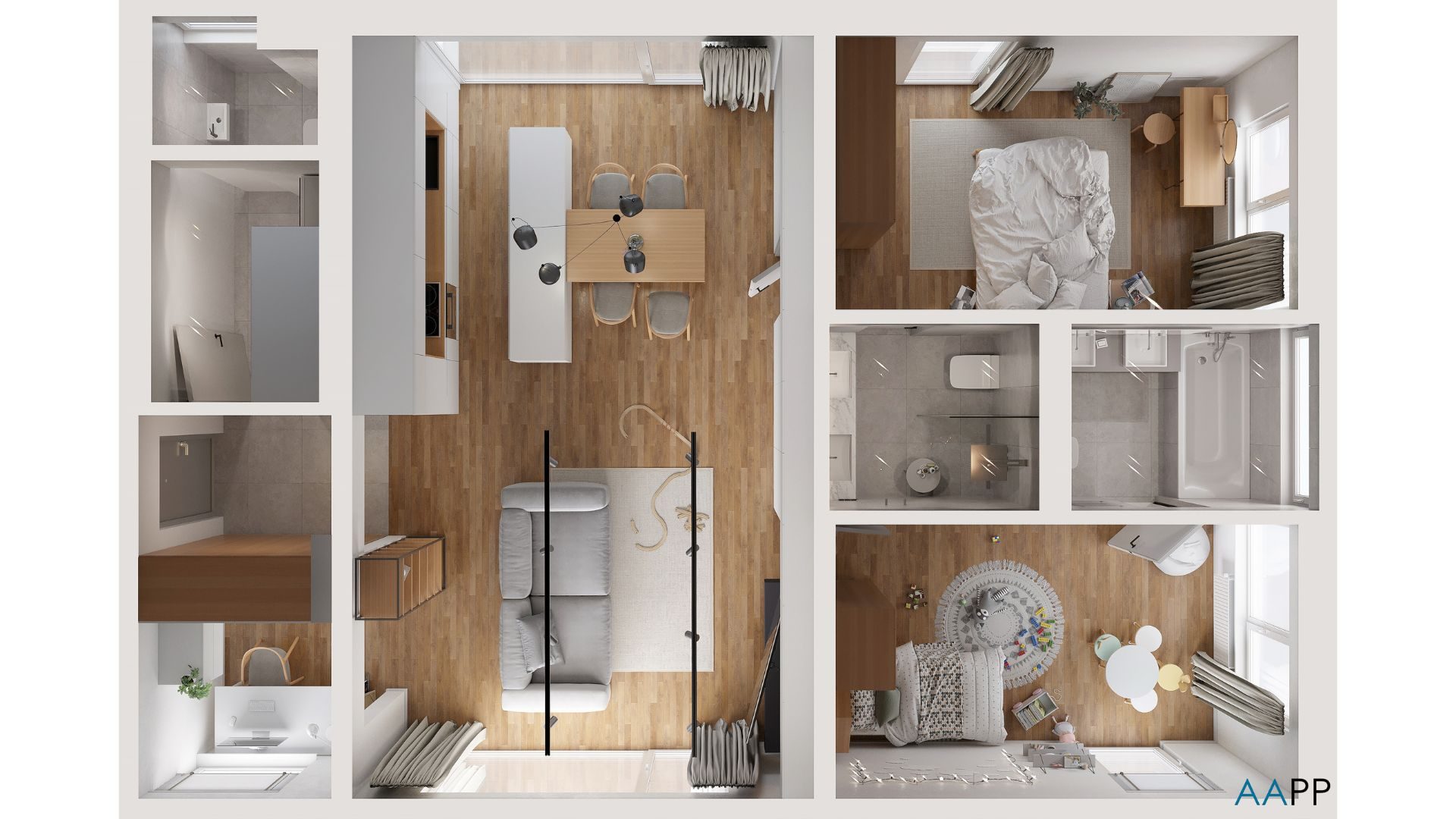 Stanovanjska stavba BD SmallFLEX — kompaktna stanovanjska stavba, pogled 05