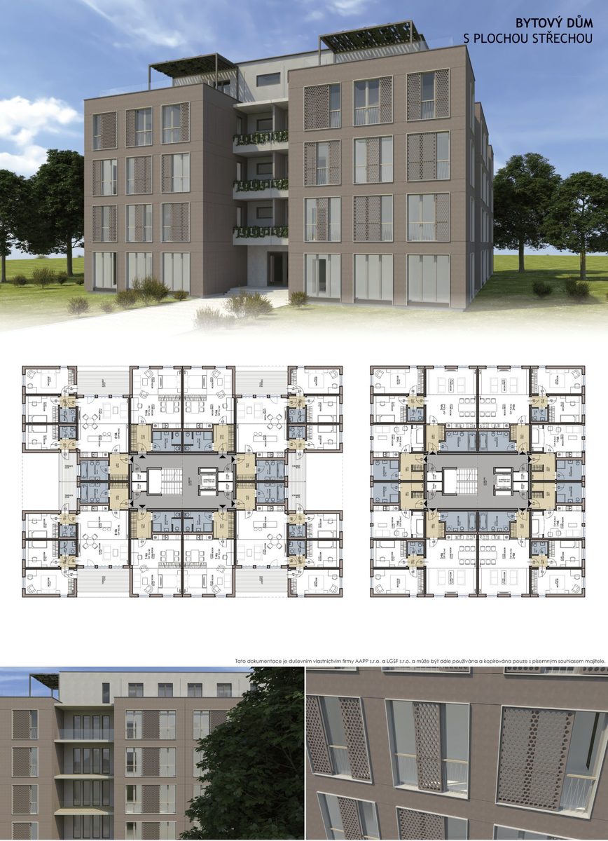 Vrstna hiša RD ModulFLEX — modularna vrstna hiša, pogled 02