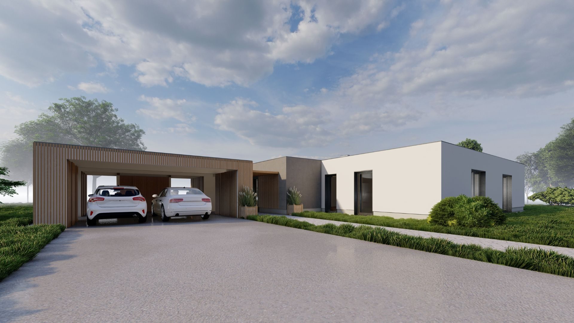 Casa adosada RD ModulFLEX — casa adosada modular, vista 02