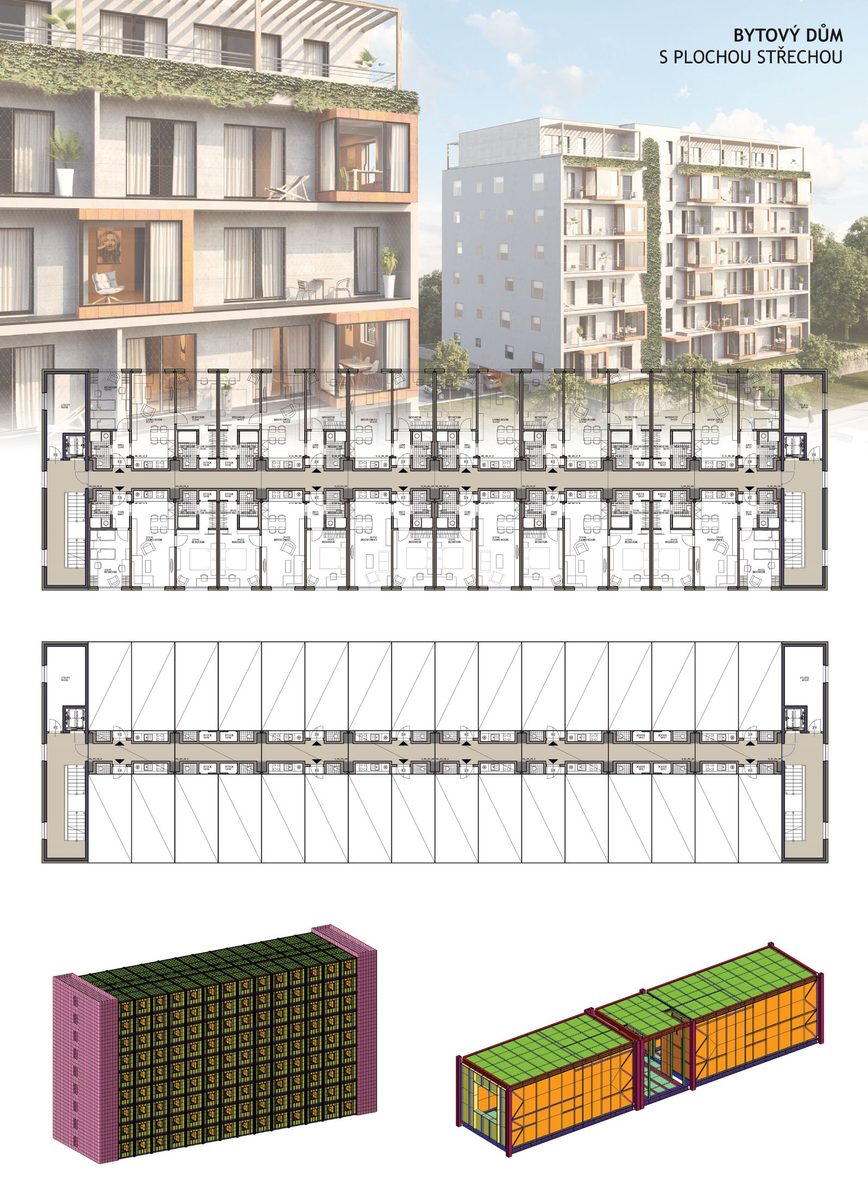 Vrstna hiša RD ModulFLEX — modularna vrstna hiša, pogled 05