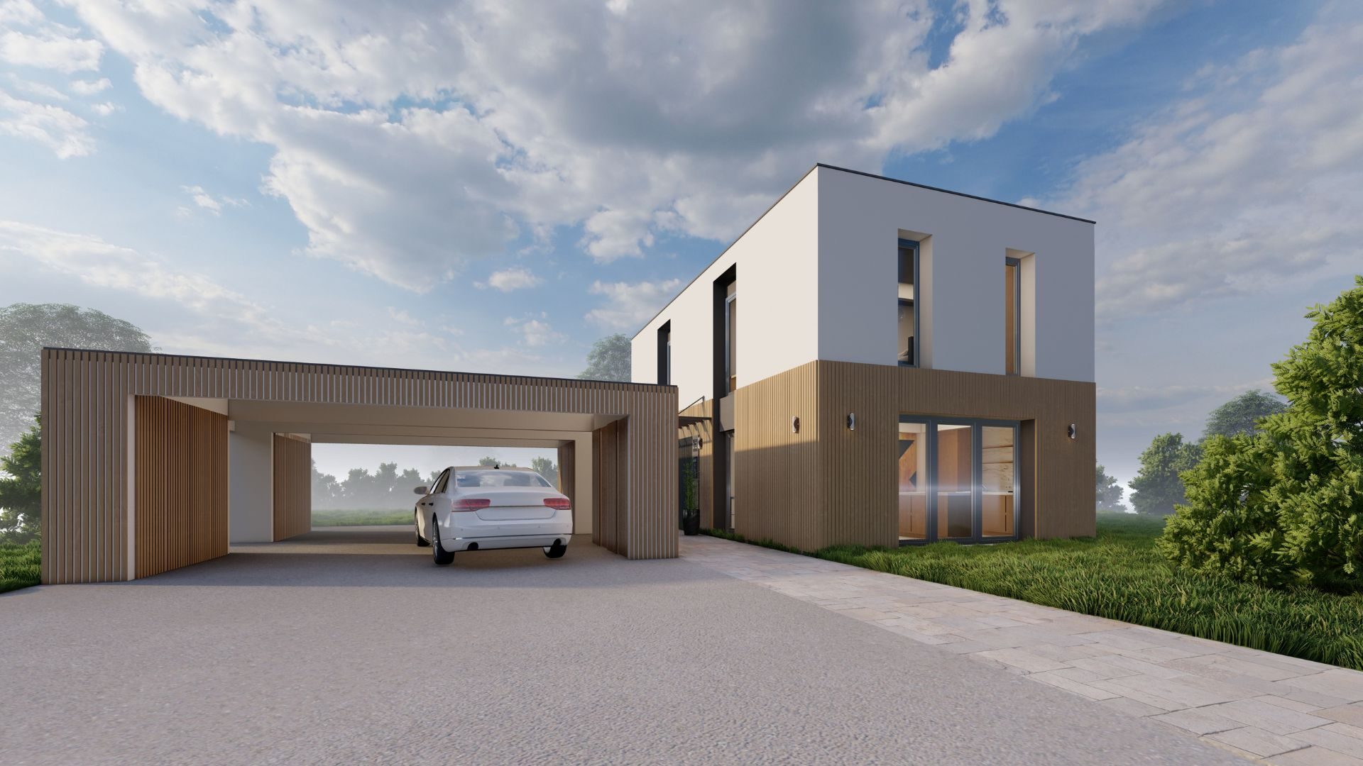 Casa adosada RD ModulFLEX — casa adosada modular, vista 05