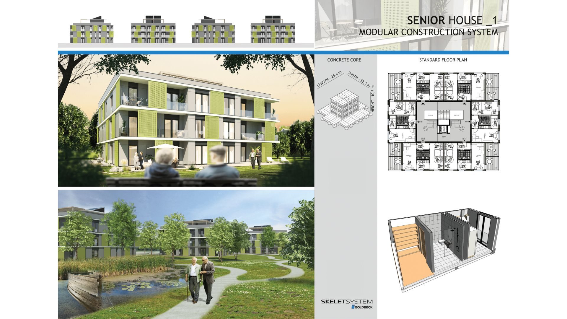 Vrstna hiša RD PolyFLEX — vrstna hiša iz LGSF, pogled 02