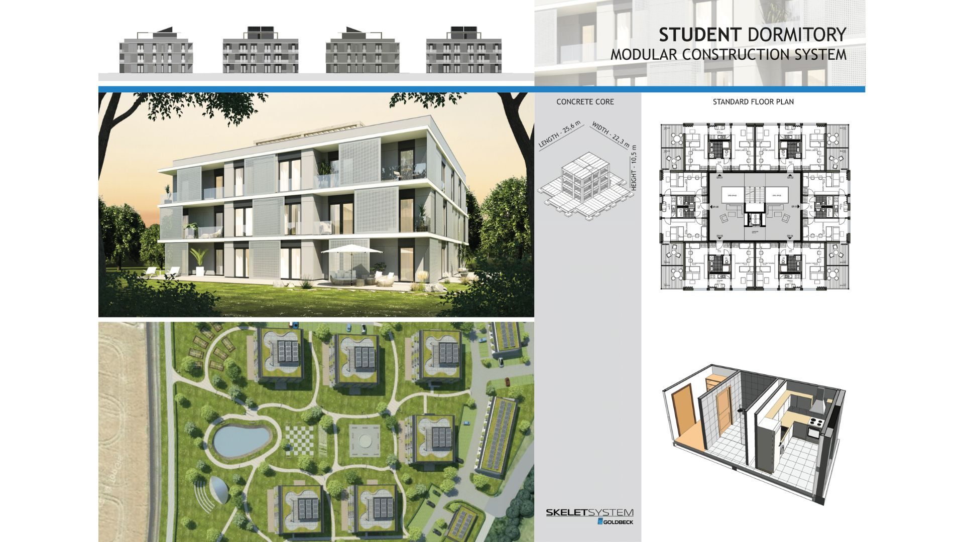 Vrstna hiša RD PolyFLEX — vrstna hiša iz LGSF, pogled 03