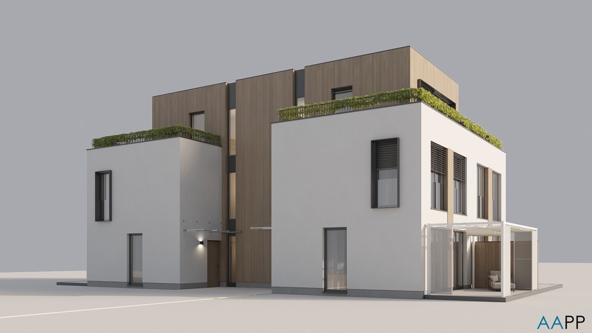 Casa adosada RD QuartetFLEX — chalet de cuatro, vista 01