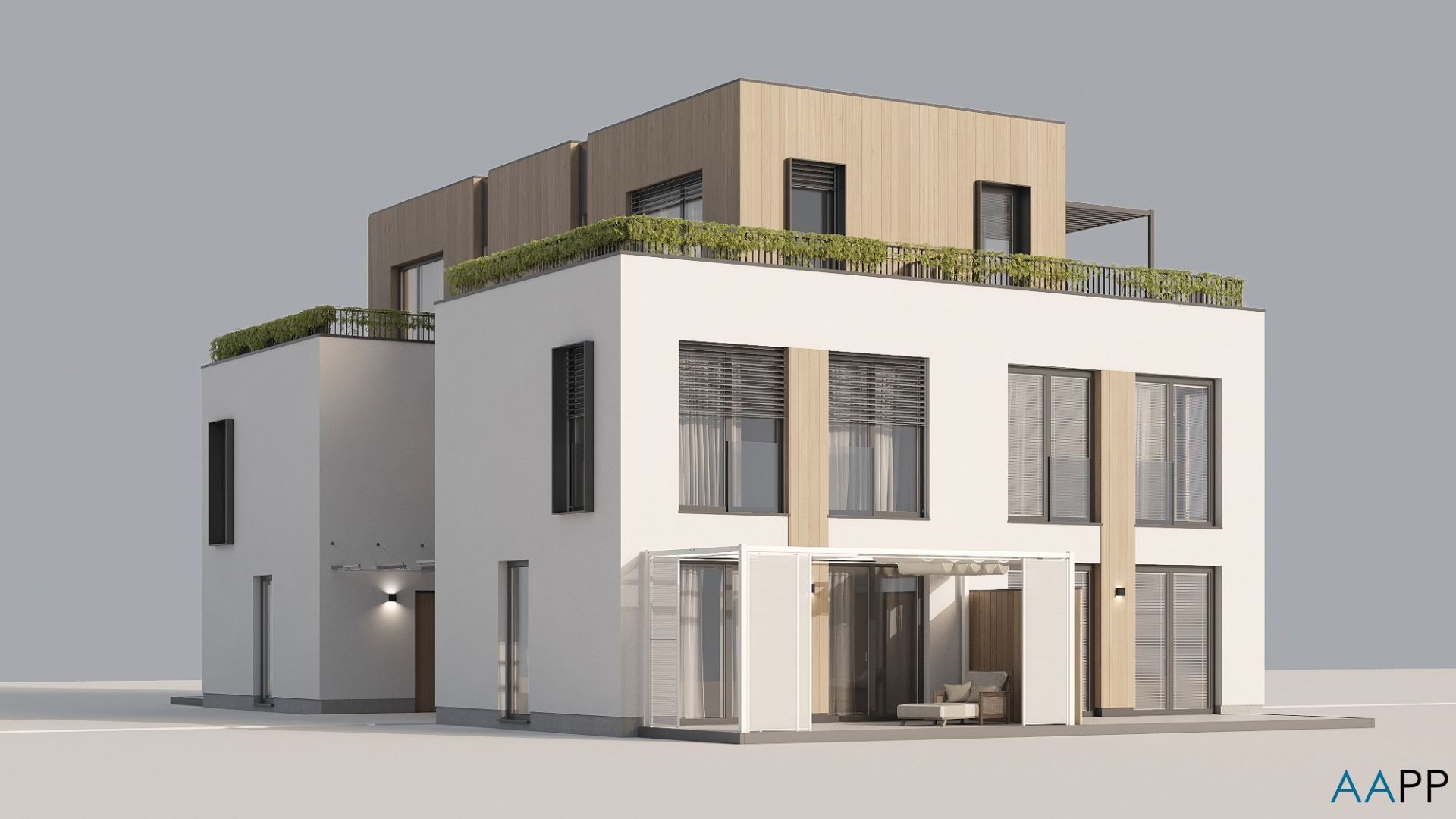 Casa adosada RD QuartetFLEX — chalet de cuatro, vista 02