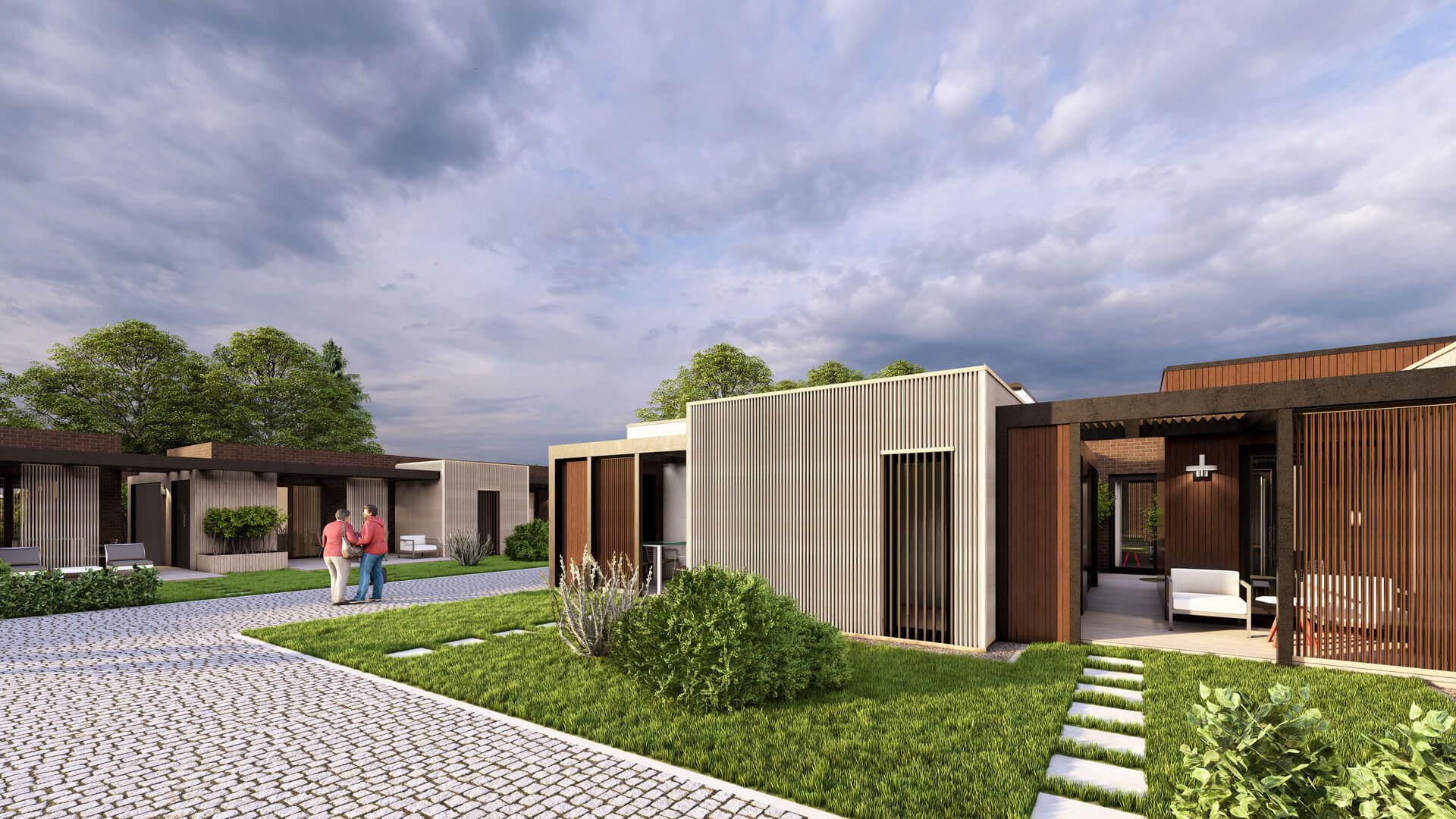 Casa familiar AtriumFLEX — casa con atrio