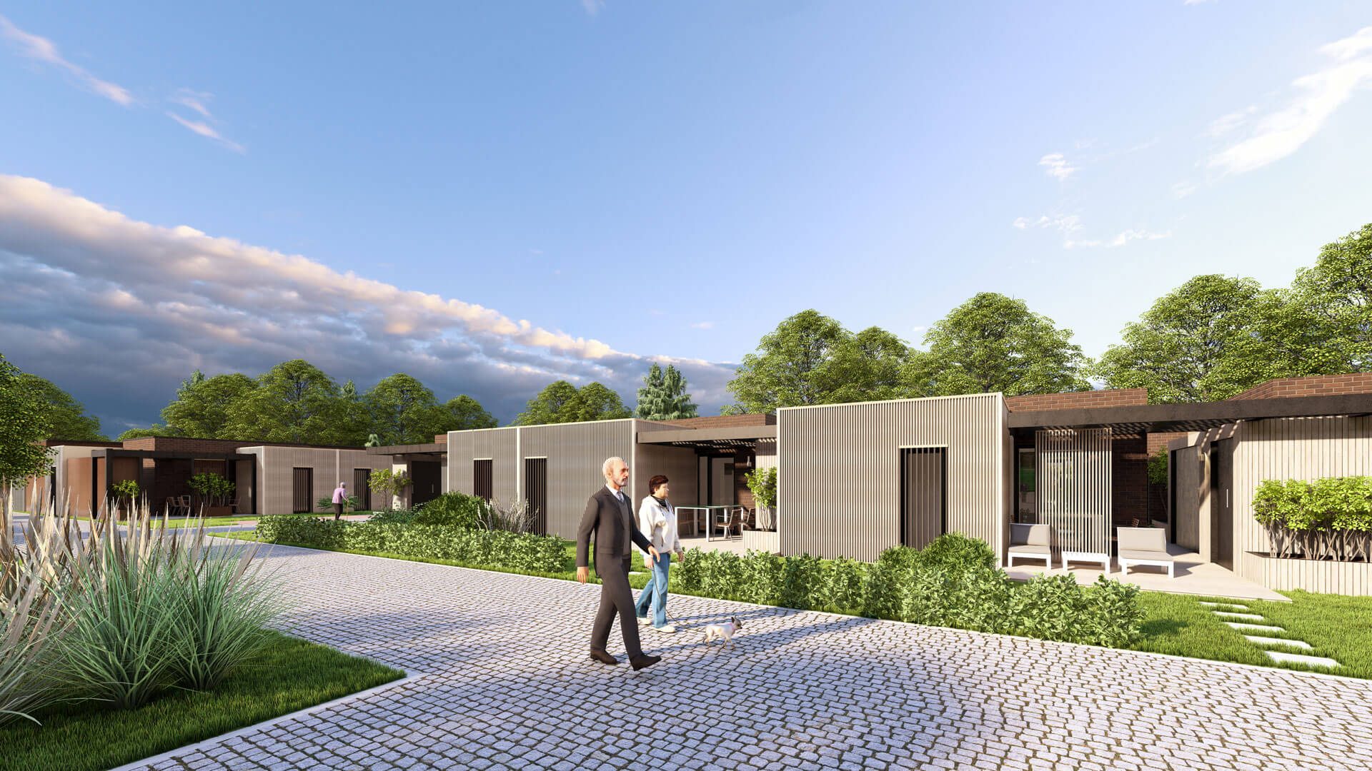 Casa familiar AtriumFLEX — casa con atrio