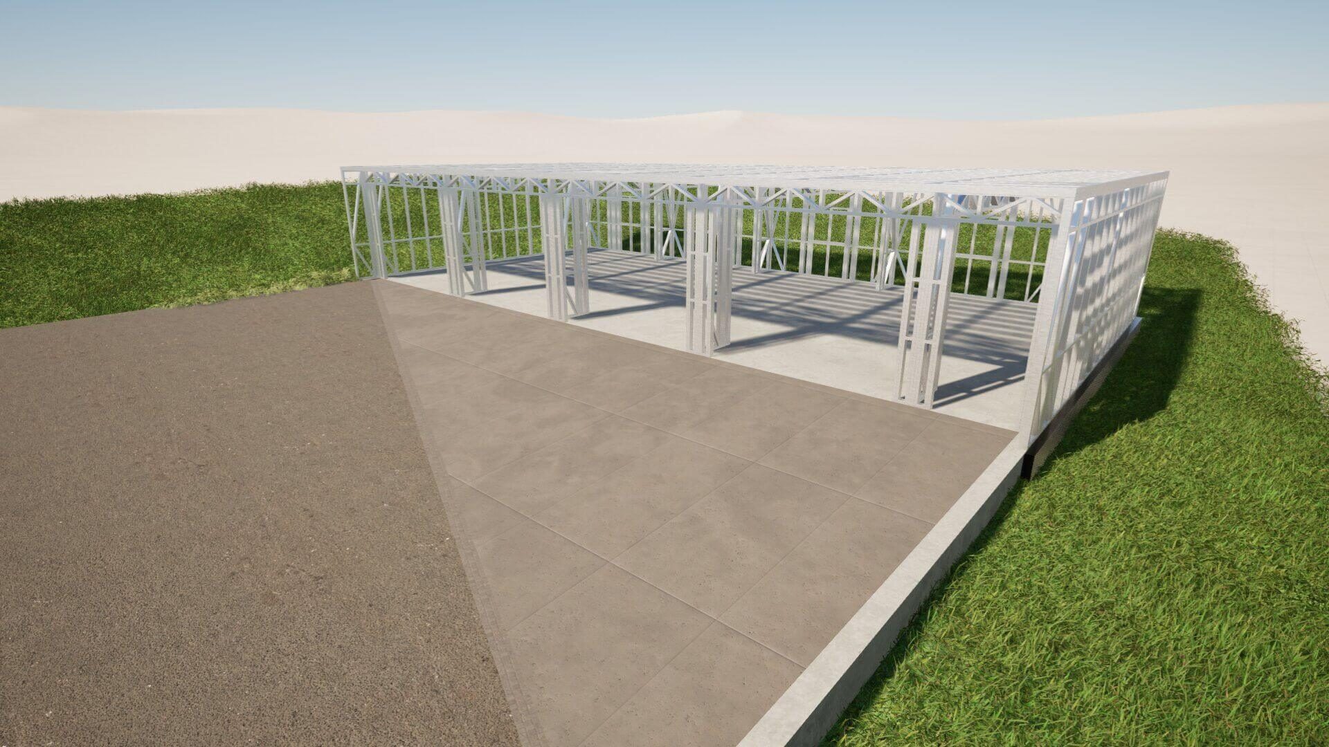 Projekty na miarę — studium architektoniczne, widok 02