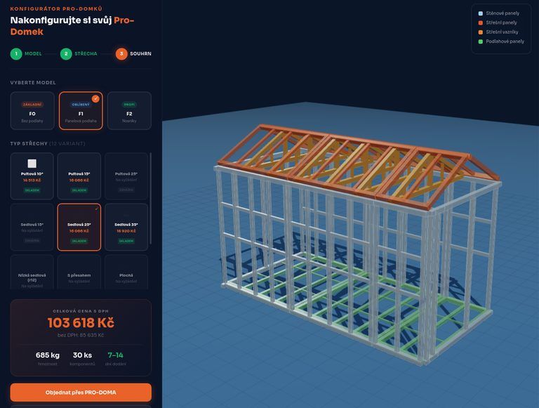 Pro-Domky Configurator