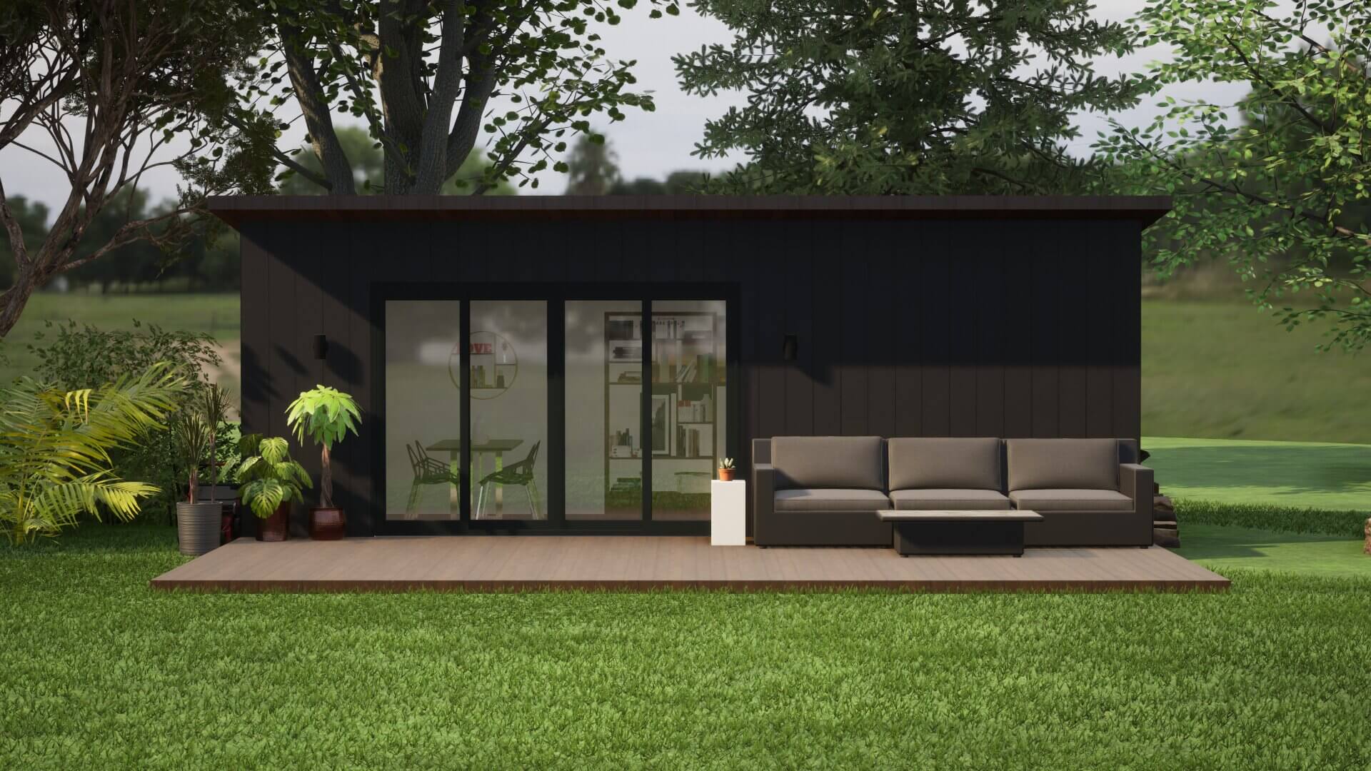 Zahradní dům – Model F - Skymax Living